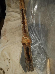 Sewer line under a living room, located and replaced. 
