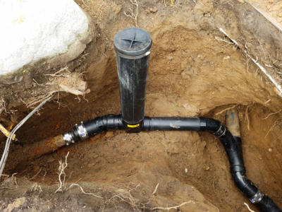 Backwater valve installed. 